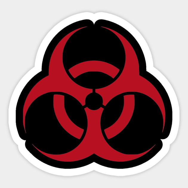 Biohazard Sticker by Designzz